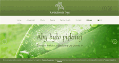 Desktop Screenshot of kwiaciarniairys.pl